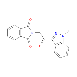 1H-Isoindole-1,3(2H)-dione, 2-[2-(1H-indazol-3-yl)-2-oxoethyl]-