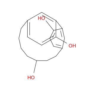 Tricyclo[12.3.1.12,6]nonadeca-1(18),2,4,6(19),14,16-hexaene-3,9,17-triol