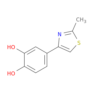 1,2-Benzenediol, 4-(2-methyl-4-thiazolyl)-