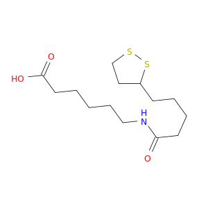 Hexanoic acid, 6-[[5-(1,2-dithiolan-3-yl)-1-oxopentyl]amino]-