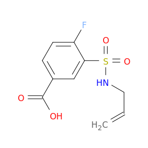 4-Fluoro-3-[(Prop-2-En-1-Yl)Sulfamoyl]Benzoic Acid