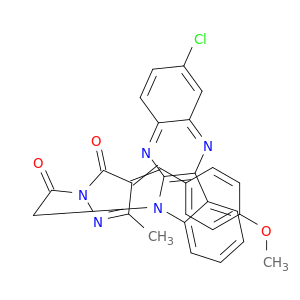 3H-Pyrazol-3-one,2-[2-(2-chloro-6H-indolo[2,3-b]quinoxalin-6-yl)acetyl]-2,4-dihydro-4-[(4-methoxyphenyl)methylene]-5-methyl-