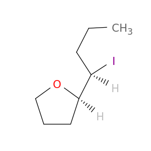 Furan, tetrahydro-2-[(1R)-1-iodobutyl]-, (2R)-