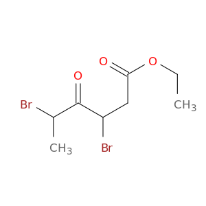 Hexanoic acid, 3,5-dibromo-4-oxo-, ethyl ester