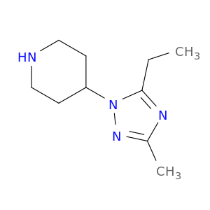 Piperidine, 4-(5-ethyl-3-methyl-1H-1,2,4-triazol-1-yl)-