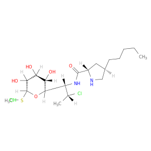 (2S,4R)-N-[(1S,2R)-2-CHLORO-1-[(2R,3S,4S,5R,6R)-3,4,5-TRIHYDROXY-6-METHYLSULFANYL-OXAN-2-YL]PROPYL]-4-PENTYL-PYRROLIDINE-2-CARBOXAMIDE HYDROCHLORIDE