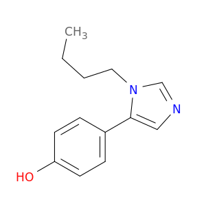 Phenol, 4-(1-butyl-1H-imidazol-5-yl)-