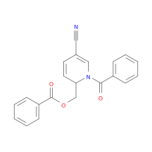 3-Pyridinecarbonitrile, 1-benzoyl-6-[(benzoyloxy)methyl]-1,6-dihydro-
