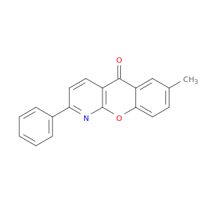5H-[1]Benzopyrano[2,3-b]pyridin-5-one, 7-methyl-2-phenyl-
