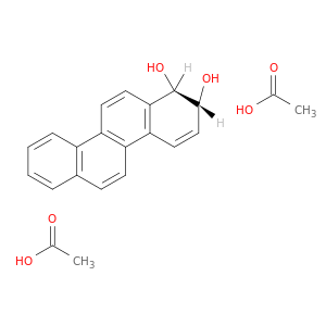 1,2-Chrysenediol, 1,2-dihydro-, diacetate, trans-