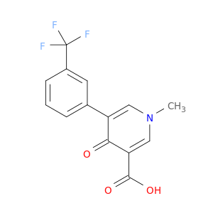 1-methyl-4-oxo-5-[3-(trifluoromethyl)phenyl]pyridine-3-carboxylic acid