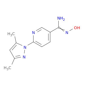 6-(3,5-Dimethyl-1H-pyrazol-1-yl)-N'-hydroxypyridine-3-carboximidamide