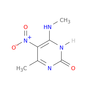 4-methyl-6-(methylamino)-5-nitropyrimidin-2(1h)-one