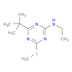 1,3,5-Triazin-2-amine, 4-(1,1-dimethylethyl)-N-ethyl-6-(methylthio)-