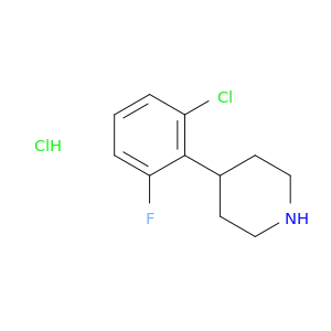 Piperidine, 4-(2-chloro-6-fluorophenyl)-, hydrochloride