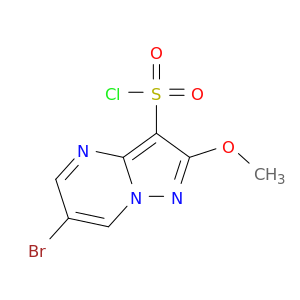 6-Bromo-2-methoxypyrazolo[1,5-a]pyrimidine-3-sulfonyl chloride