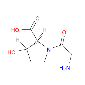L-Proline, 1-glycyl-3-hydroxy-, trans-