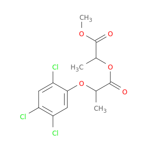 Propanoic acid,2-[1-oxo-2-(2,4,5-trichlorophenoxy)propoxy]-, methyl ester