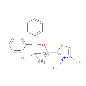 Thiazolium, 2-[1-[[(1,1-dimethylethyl)diphenylsilyl]oxy]ethyl]-3,4-dimethyl-