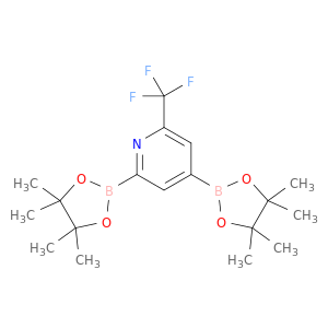 6-Trifluoromethylpyridine-2,4-diboronic acid, pinacol ester