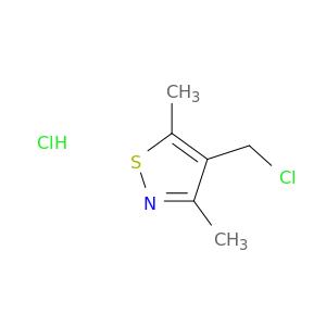 4-(Chloromethyl)-3,5-dimethyl-1,2-thiazole hydrochloride