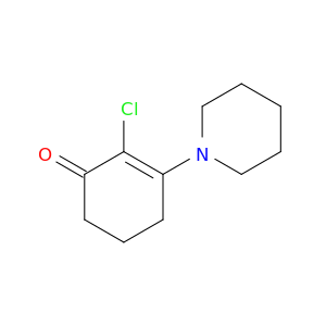 2-Cyclohexen-1-one, 2-chloro-3-(1-piperidinyl)-