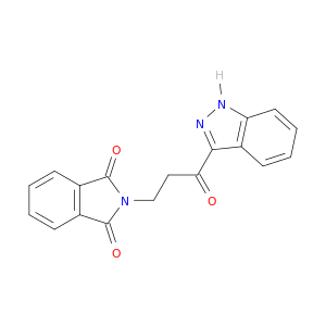 1H-Isoindole-1,3(2H)-dione, 2-[3-(1H-indazol-3-yl)-3-oxopropyl]-
