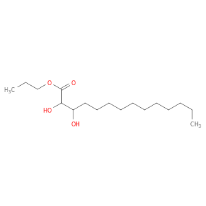 Tetradecanoic acid, 2,3-dihydroxy-, propyl ester