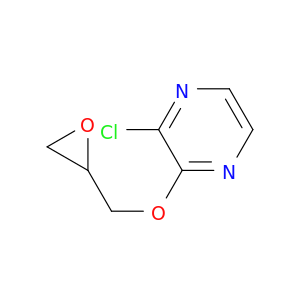 Pyrazine, 2-chloro-3-(oxiranylmethoxy)-