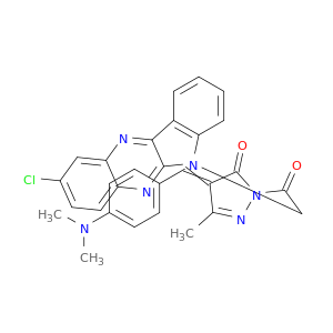 3H-Pyrazol-3-one,2-[2-(2-chloro-6H-indolo[2,3-b]quinoxalin-6-yl)acetyl]-4-[[4-(dimethylamino)phenyl]methylene]-2,4-dihydro-5-methyl-
