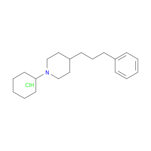 1-Cyclohexyl-4-(3-phenylpropyl)piperidine hydrochloride