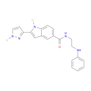 1H-Indole-5-carboxamide, N-[2-(phenylamino)ethyl]-2-(1H-pyrazol-3-yl)-