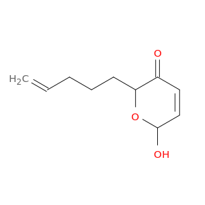2H-Pyran-3(6H)-one, 6-hydroxy-2-(4-pentenyl)-