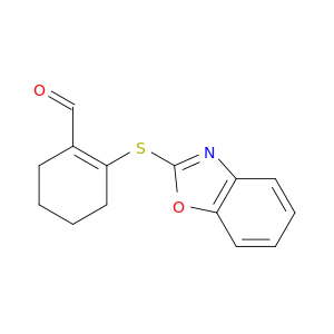 2-(Benzo[d]oxazol-2-ylthio)cyclohex-1-enecarbaldehyde