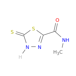 1,3,4-Thiadiazole-2-carboxamide, 4,5-dihydro-N-methyl-5-thioxo-