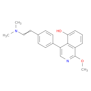 5-Isoquinolinol, 4-[4-[2-(dimethylamino)ethenyl]phenyl]-1-methoxy-
