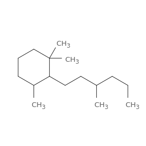 Cyclohexane, 1,1,3-trimethyl-2-(3-methylhexyl)-