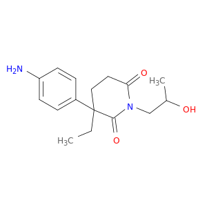 2,6-Piperidinedione, 3-(4-aminophenyl)-3-ethyl-1-(2-hydroxypropyl)-