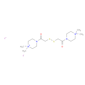 Piperazinium,4,4'-[dithiobis(1-oxo-2,1-ethanediyl)]bis[1,1-dimethyl-, diiodide (9CI)