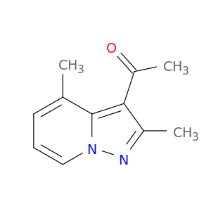 Ethanone, 1-(2,4-dimethylpyrazolo[1,5-a]pyridin-3-yl)-