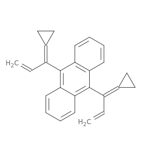 Anthracene, 9,10-bis(1-cyclopropylidene-2-propenyl)-