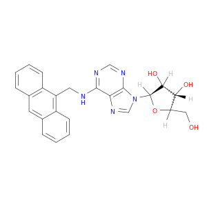 Adenosine, N-(9-anthracenylmethyl)-