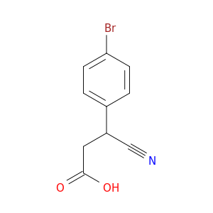 3-(4-Bromophenyl)-3-cyanopropanoic acid
