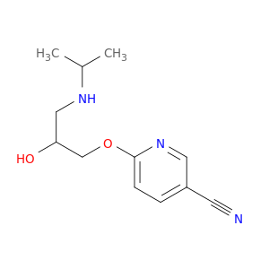 3-Pyridinecarbonitrile, 6-[2-hydroxy-3-[(1-methylethyl)amino]propoxy]-