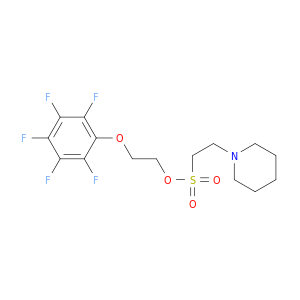 1-Piperidineethanesulfonic acid, 2-(pentafluorophenoxy)ethyl ester