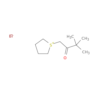 Thiophenium, 1-(3,3-dimethyl-2-oxobutyl)tetrahydro-, bromide