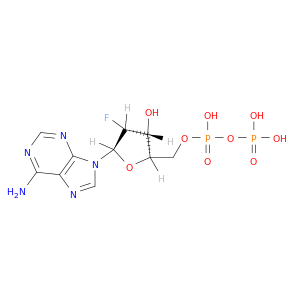 2'-deoxy-2'-fluoroadenosine 5'-(trihydrogen diphosphate)