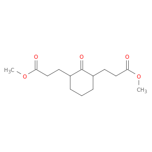 1,3-cyclohexanedipropanoic acid, 2-oxo-, dimethyl ester