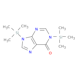 6H-Purin-6-one, 1,9-dihydro-1,9-bis(trimethylsilyl)-