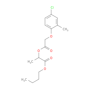 Propanoic acid,2-[[2-(4-chloro-2-methylphenoxy)acetyl]oxy]-, butyl ester